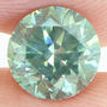 Round Shape Diamond Fancy Green Color VS2 1.52 Carat