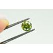 Round Shape Fancy Green Diamond 0.61 Carat I1