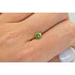 Round Shape Fancy Green Diamond 0.61 Carat I1