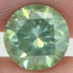 Round Cut Diamond Fancy Green Color 1.83 Carat VS2
