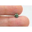 Round Shape Diamond Real Fancy Green Color Loose 0.66 Carat I1 Enhanced 5.52 MM