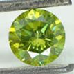 Round Cut Diamond Fancy Green 0.70 Carat SI1