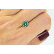 Loose Round Shape Diamond Fancy Green Color 1.42 Carat VS1 Certified Enhanced