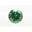 Round Cut Diamond Fancy Green Color 0.70 Carat VS2