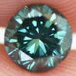 Loose Fancy Green Round Diamond 0.67 Carat SI1