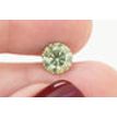 Round Cut Diamond Fancy Green 2.01 Carat SI1