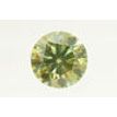 Round Cut Diamond Fancy Green 2.01 Carat SI1