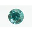 Round Diamond Green  Color 2.03 Carat SI1