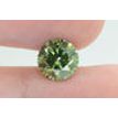 Round Shape Diamond Fancy Green Color 2.01 Carat VS2