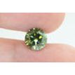 Round Shape Diamond Fancy Green Color 2.01 Carat VS2