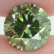 Round Shape Diamond Fancy Green Color 2.01 Carat VS2