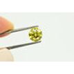 Round Cut Diamond Yellow Color SI1 1.06 Carat