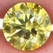 Round Cut Diamond Yellow Color SI1 1.06 Carat