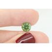 Round Cut Diamond Fancy Olive Green 2.00 Carat VS2