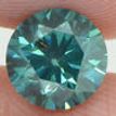 Round Shape Diamond Fancy Green Color VS2 1.26 Carat