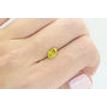 Oval Cut Diamond Fancy Yellow Color 1.14 Carat VS2