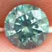 Loose Fancy Turquoise Round Diamond 0.54 Carat VS2