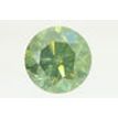 Round Cut Diamond Fancy Green Color 2.50 Carat SI1