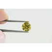 Round Diamond Fancy Yellow Color 1.02 Carat VS2