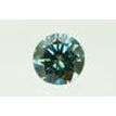 Round Cut Diamond Green Color VS2 1.61 Carat
