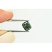 Cushion Diamond Fancy Deep Green Color 1.46 Carat 