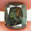 Cushion Diamond Fancy Deep Green Color 1.46 Carat 