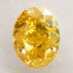Oval Cut Diamond Fancy Yellowish Brown 0.81 Carat SI2 IGI Certificate
