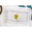 Pear Shape Diamond Yellow Color 0.54 Carat SI1 IGI Certificate