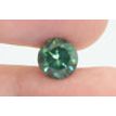 Round Cut Diamond Fancy Green 2.08 Carat VS2