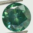 Round Cut Diamond Fancy Green 2.08 Carat VS2