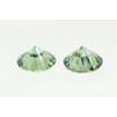 Round Diamond Pair Fancy Green Color SI1 0.63 TCW