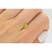 Round Cut Diamond Fancy Yellow Color SI1 0.53 Carat