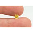 Loose Radiant Cut Fancy Yellow Natural Diamond 0.69 Carat VS2 4.94X4.03 MM