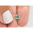 Cushion Cut Diamond Fancy Green Color 1.33 Carat SI2 
