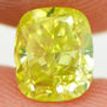 Loose Fancy Yellow Cushion Diamond 1.01 Carat SI1