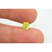 Loose Fancy Yellow Cushion Diamond 1.01 Carat SI1