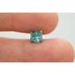 Loose Fancy Greenish Blue Princess Diamond 1.72 Carat SI1