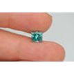 Loose Fancy Greenish Blue Princess Diamond 1.72 Carat SI1
