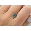Loose Fancy Greenish Blue Princess Diamond 1.72 Carat SI1