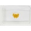 Heart Cut Diamond Fancy Brown Yellow 0.58 Carat VS2 IGI Certificate