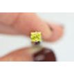 Princess Cut Diamond Fancy Yellow Color 0.90 Carat VS2 