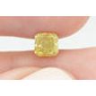 Fancy Yellow Cushion Diamond 0.72 Carat I1