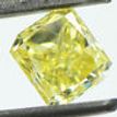 Loose Yellow Radiant Diamond 0.87 Carat VS1