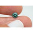 Loose Round Shape Diamond Fancy Turquoise Color 0.80 Carat SI2 Enhanced Real