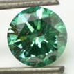 Fancy Green Round Diamond 1.00 Carat SI1