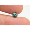 Loose Round Diamond Fancy Green 0.71 Carat VS2
