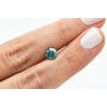 Round Shaped Diamond Fancy Turquoise SI2 1.17 Carat