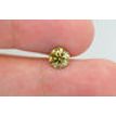 Round Shape Diamond Fancy Olive Green Loose 1.01 Carat VS2