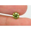 Fancy Green Round Diamond 0.81 Carat SI2