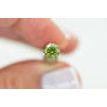 Fancy Green Round Diamond 0.81 Carat SI2